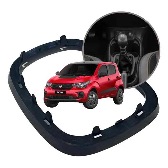 Moldura Base Coifa Alavanca Encaixe Cambio Fiat Mobi Todos