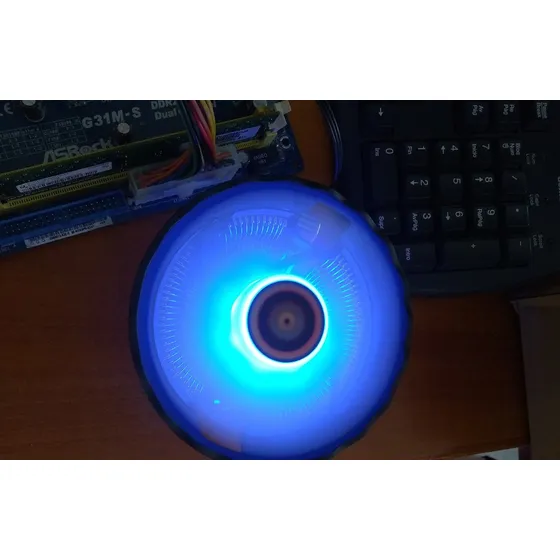 Fan Cooler De Cpu Rgb, Ds 1900rpm, 120mm Nuevo!
