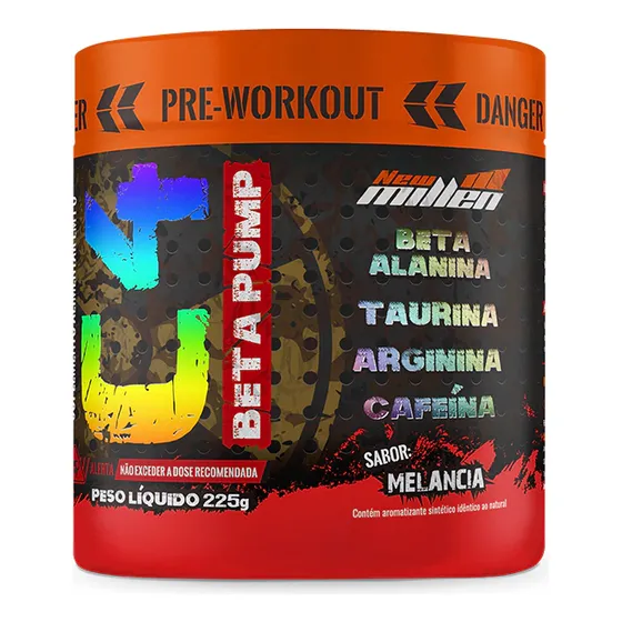 Suplemento em Pó C4 Beta Pump 225g - New Millen Sabor Melancia