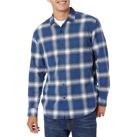 Franela De Manga Larga Amazon Essentials Para Hombre
