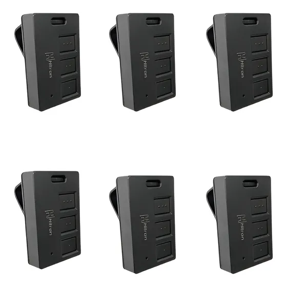 6 Controles Remoto P/ Portão Universal 433mhz Smart Plus
