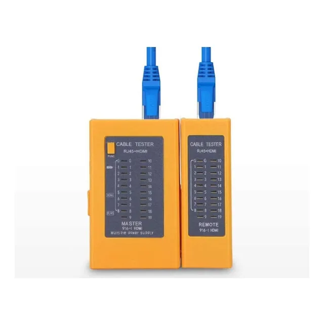 Tester Probador Cable De Red Utp Rj45 Corto Y Cruzado 2 En 1