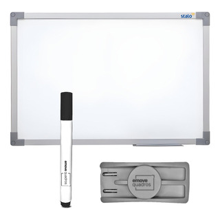 Lousa Quadro Branco Pequeno Escrever 60x40 + Caneta Apagador Lousa Quadro Branco Pequeno Escrever 60x40 + Caneta Apagador