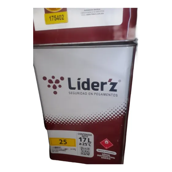 Adhesivo De Contacto Liderz 25 De 17lts