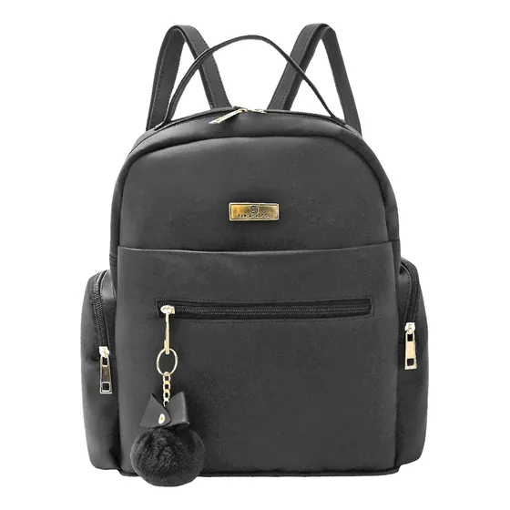 Morral Urbano Naty Negro Dama Karla Chacon 3 Bolsillos