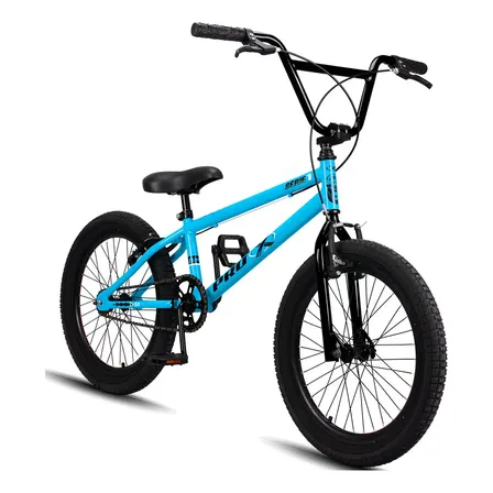 Bicicleta Bmx 20 Pro-x Série 1 Aço Carbono Freio V-brake Azul Azul/preto