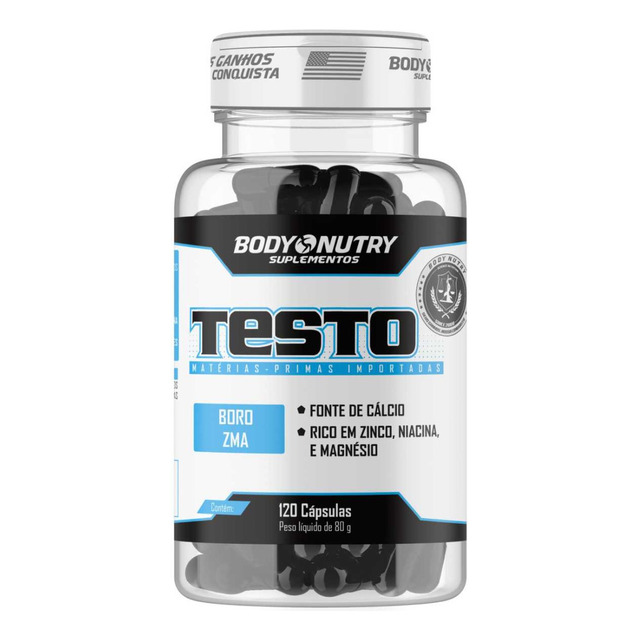 Suplemento Em Cápsulas Body Nutry Testo, Pote 120 Pré - Horm Sabor Sem Sabor Suplemento Em Cápsulas Body Nutry Testo, Pote 120 Pré - Horm Sabor Sem Sabor