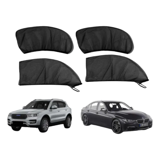Mallas Parasol Y Antimosquitos Para Ventanas Auto (4uds)