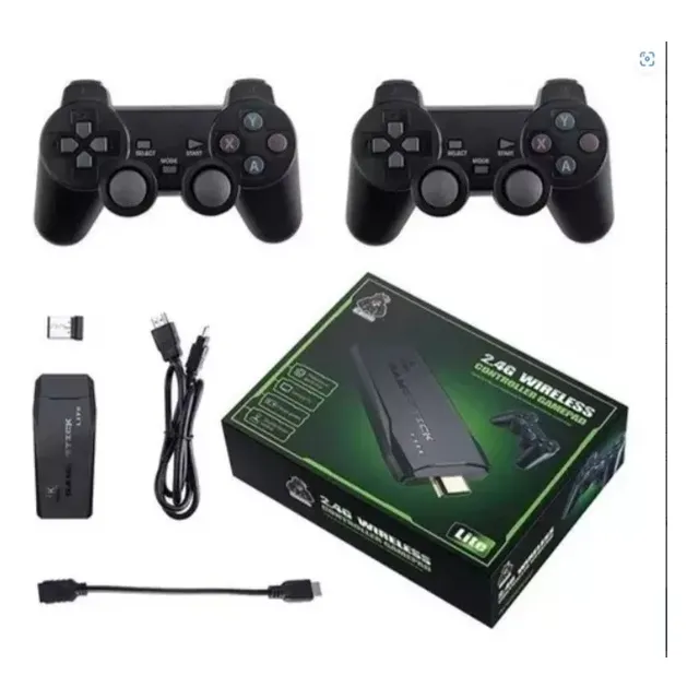 Consola Game Stick Juegos En Tv  Inalambricos Usada Una Vez