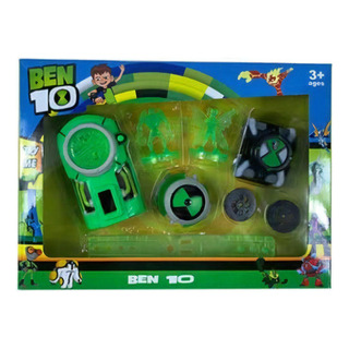 Set De Relojes De Juguete Ben10 Proyección + Sonido Set De Relojes De Juguete Ben10 Proyección + Sonido