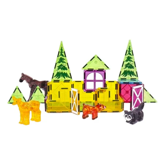 Bloques Magnéticos Granja Figuras Articuladas