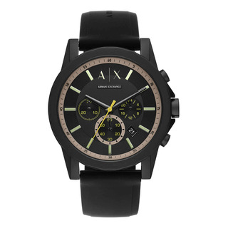 Reloj Armani Exchange A|x1343 Con Cronógrafo De Silicona Par Reloj Armani Exchange A|x1343 Con Cronógrafo De Silicona Par