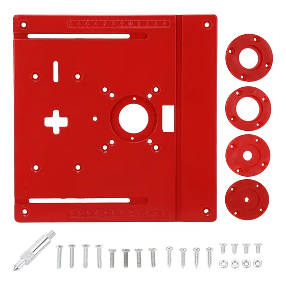 Máquina Cortadora De Madera Trimmer Router Table Flip Plate