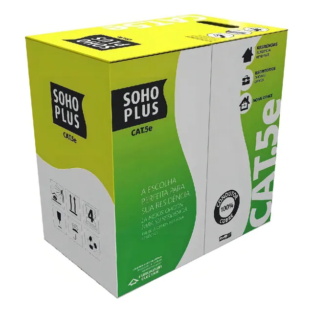 Bobina Cable Red Utp Furukawa Soho Cat5e 305m 4 Par 23200115