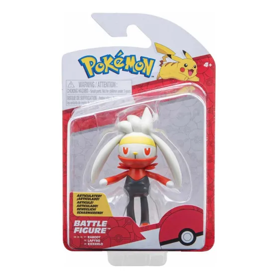 Pokemon Figura De Batalla Raboot Battle Figura