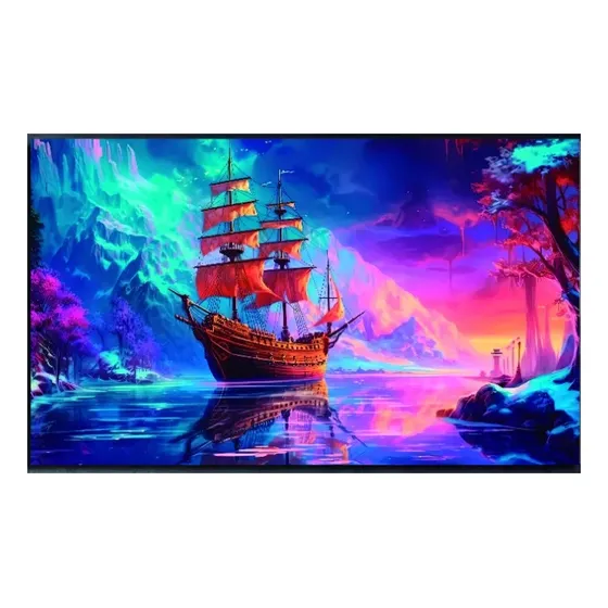 Cuadro Vintage Barco Antiguo Pirata 110x65 Cm