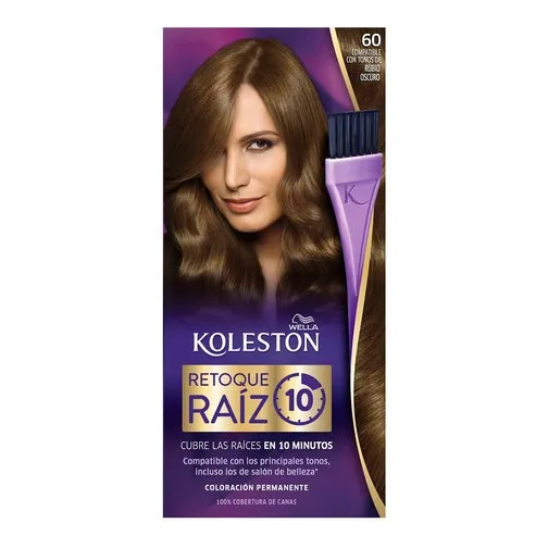 Tinte Wella Koleston Retoque de raíz 10 tono 60 rubio oscuro