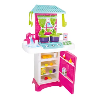 Cozinha Infantil Menina Completa FogĂŁo Grande 74cm Geladeira Cozinha Infantil Menina Completa FogĂŁo Grande 74cm Geladeira