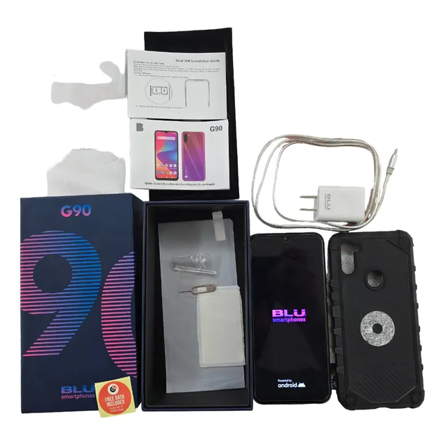 Celular Blu G90 Negro 64+4gb, Con Accesorios Funcional