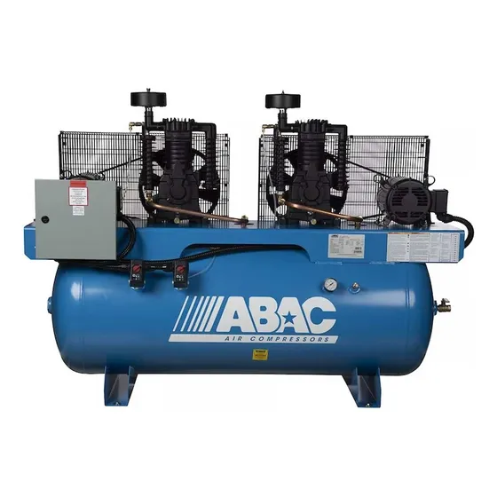 Compresor De Aire Dúplex Monofásico [ab7-21120d] Abac ,usado