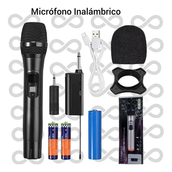 Micrófono Inalámbrico Recargable Profesional