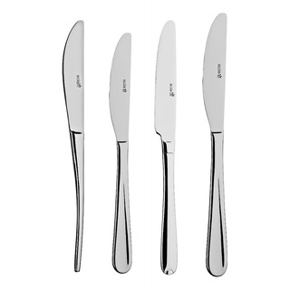 Faca Talher De Mesa Com Serra Corte Carne Sobremesa Aço Inox Faca Talher De Mesa Com Serra Corte Carne Sobremesa Aço Inox