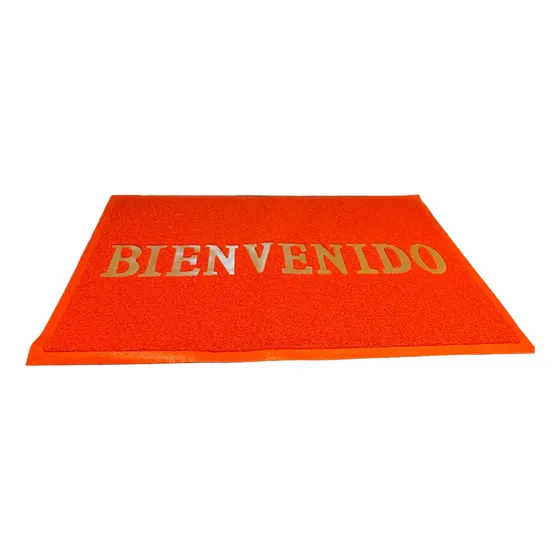 Tapete Bienvenido Pvc Tráfico Pesado  50*80 Cms