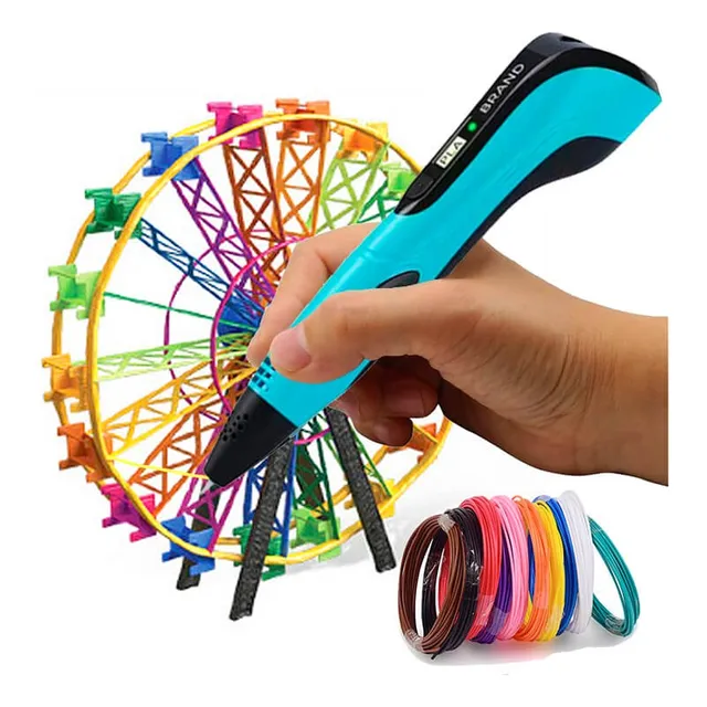 Lápiz 3d Pen / Bolígrafo / Lapicero Dibujo 3d +12 Filamentos