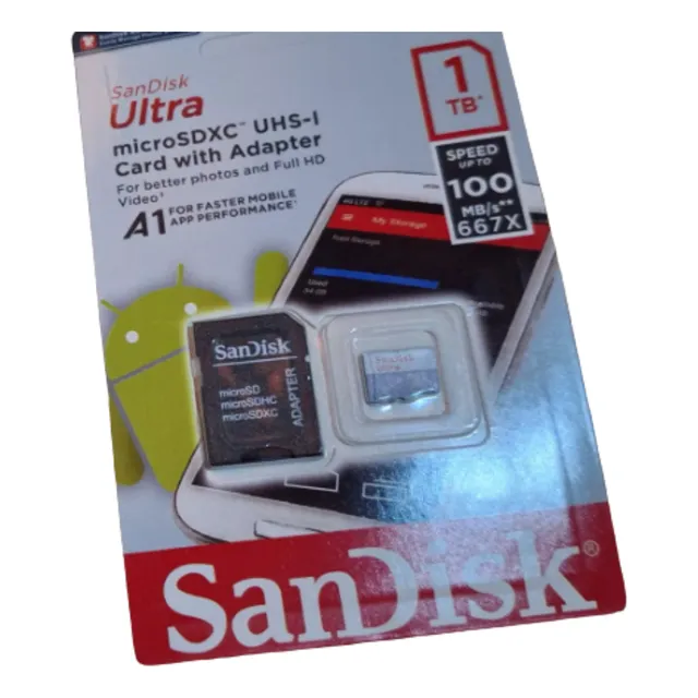 Micro Sd Sandisk Ultra 1tb Sdxc V30 A1 Clase 10