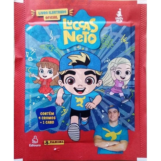 Kit 40 Figurinhas E 10 Cards Luccas Neto (são 10 Envelopes)