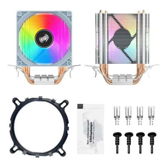 Aigo Cpu Cooler Gamer Rgb Ice400se (compativel Amd E Intel)