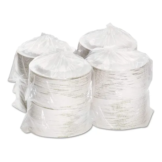 Plato Papel Prueba Agua Tamaño Mediano Grano Hamburguesa Ct