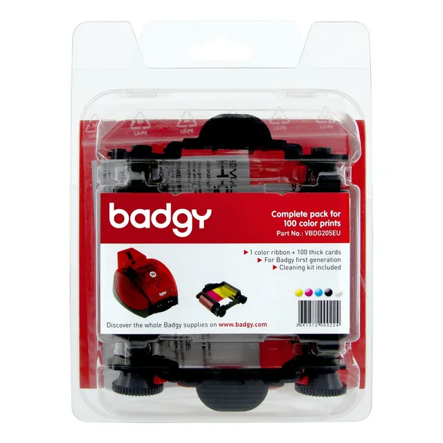 Kit De Cinta/papel Badgy Vbdg205eu