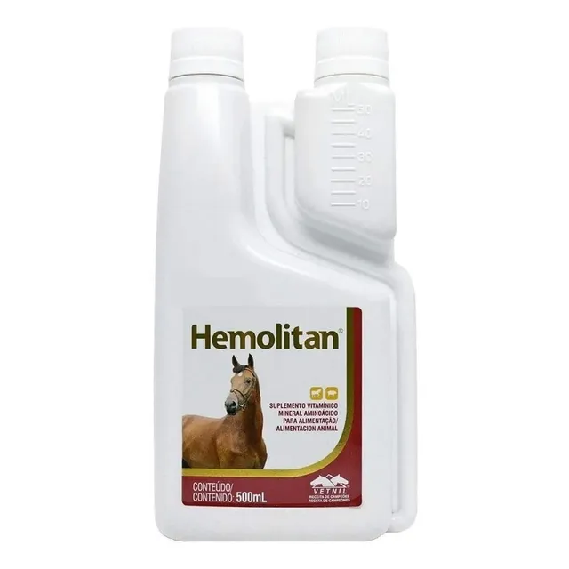 Hemolitan Suplemento Vitamínico Mineral 1 Litro Vetnil 