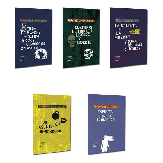 Clarín Colección Horror Y Misterio Set 2 X 5 Libros