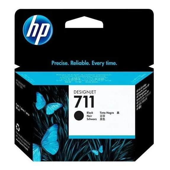 Cartucho Hp 711 Negro 80ml Original