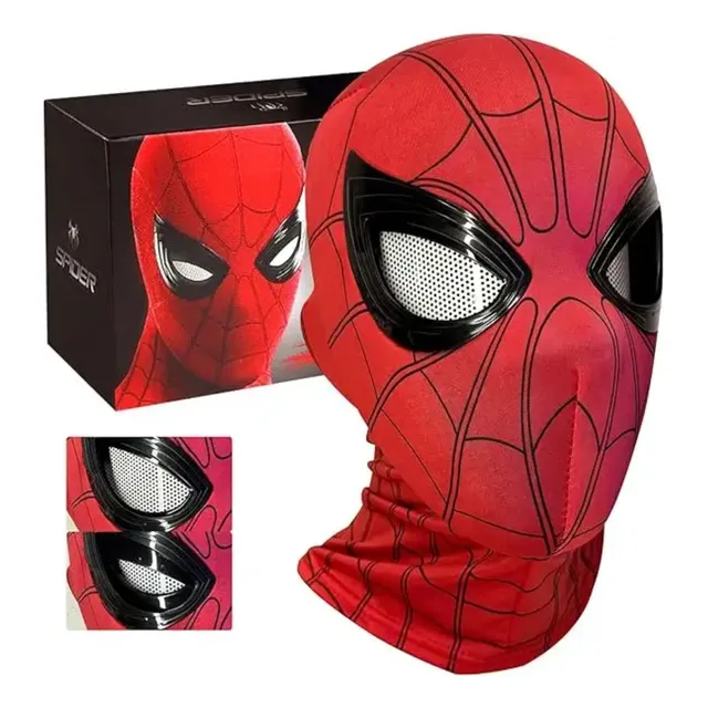 Mascara Con Luces De Spiderman Con Movimiento De Ojos