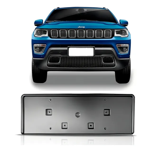 São Paulo Auto Peças Suporte Placa Compass 2017 R-26588 2018 Preto