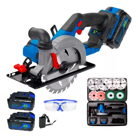 Serra Circular Profissional A Bateria 48v Brushless Bivolt