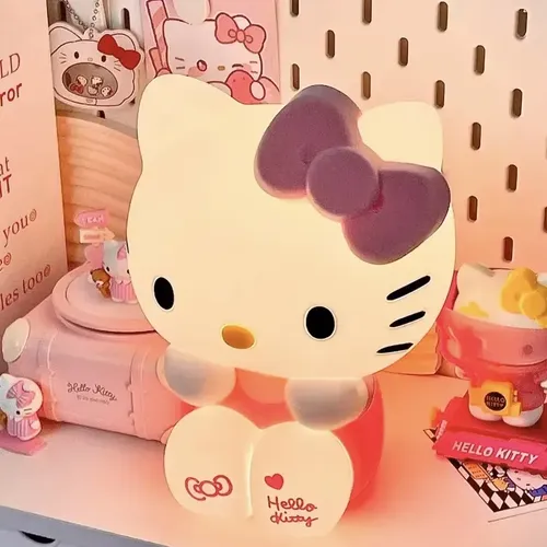 Luminária Infantil Usare Hello Kitty Licenciada Sanrio Cor Branco