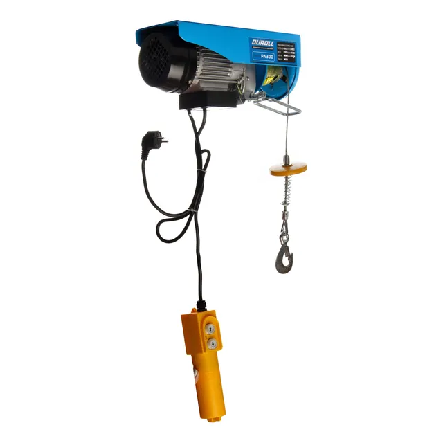Aparejo Eléctrico 250 / 500kg Malacate 12mt Cable Acero 