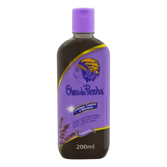 Óleo De Peroba King 200ml Lavanda Limpa Lustra Madeiras