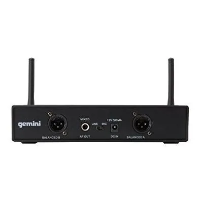 Gemini Pro Microfono Inalambrico Doble Portatil Largo Pie 2
