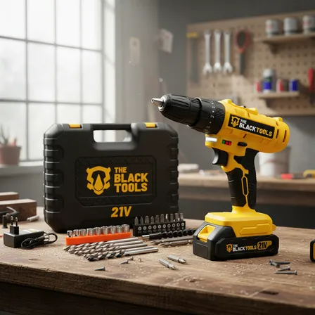 🔧 POTÊNCIA E PRATICIDADE NA SUA MÃO

*Parafusadeira Furadeira 21v 2 Baterias Profissional Bivolt Amarelo 127/220v*  
~R$ 329,90~ → *R$ 189,90*  
💥 *42% OFF*

✅ Duas baterias para trabalho sem interrupção  
✅ Bivolt: funciona em qualquer tomada  
✅ Compact