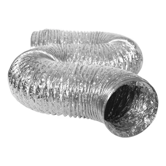 Ducto Aluminio Corrugado 4 Pulgx2,4m Extractor D/aire Coflex