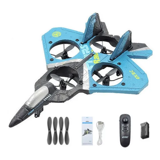 Avión Control Remoto Falcon V18 Sensor Gravedad 2.4g Luz Led