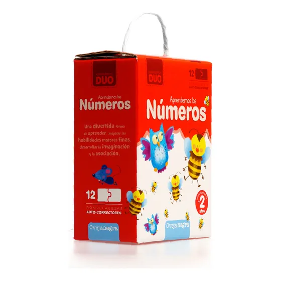 Rompecabezas Duo Asociación Aprendemos Los Numeros + 2 Años