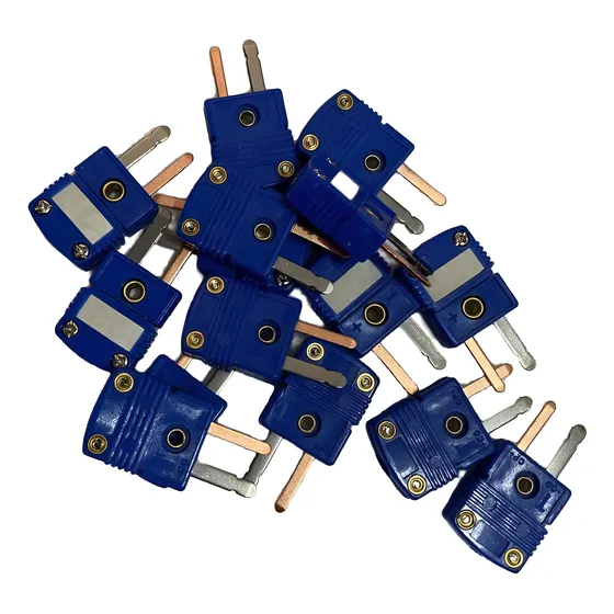 100 Pzas Clavijas Para Termopar/sensor Tipo T Mini Macho