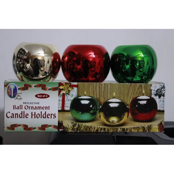 Candelabros Para Velas Pequeñas Set De 3 De (8cm)