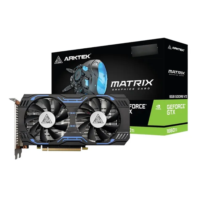 Placa Video Nvidia Artek Geforce Gtx 1660 Ti Oc 6gb Ddr6